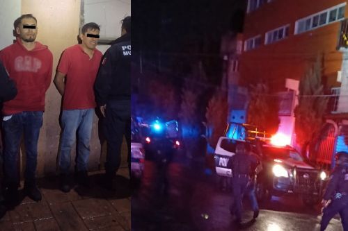 Tras balacera en Capulhuac; detienen a dos ladrones y extorsionadores